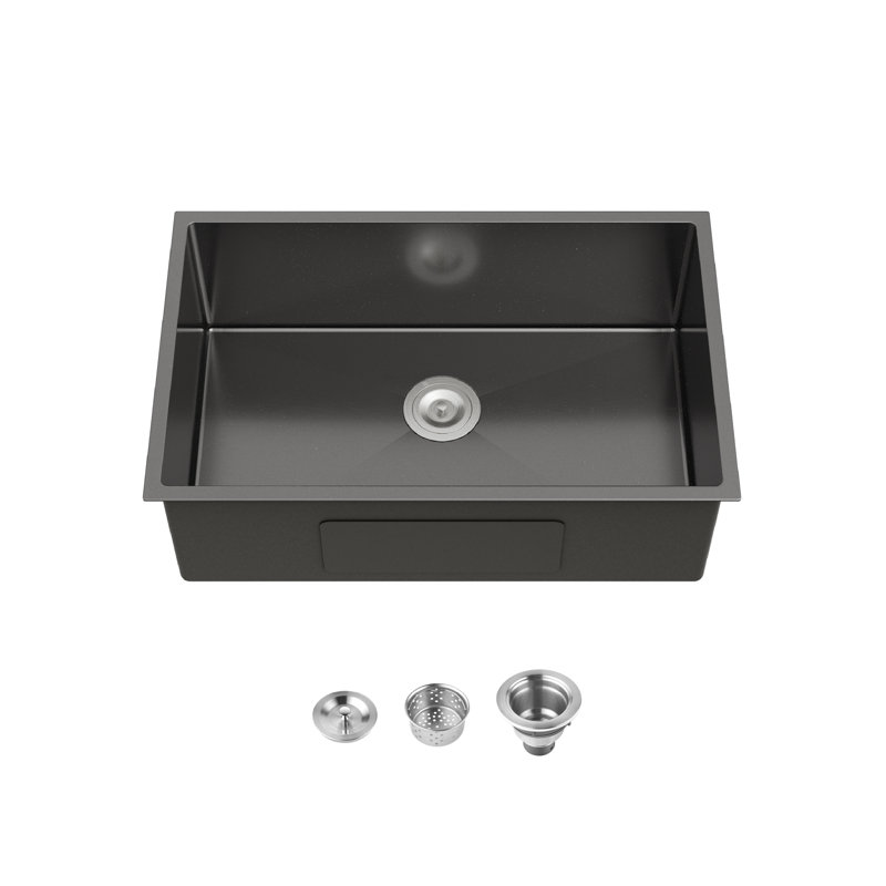 BOAIXINGFAN Stainless Steel Kitchen Sink, 30?X19? Single Bowl